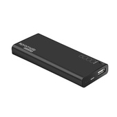 Promate 6000mAh Ultra-Sleek Portable Power Bank (Black)