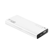 Promate 6000mAh Ultra-Sleek Portable Power Bank (White)