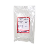 DYNAMIX CAB100 Cable Ties 100mm x 2.5mm (10 x  0.25 cm) - 100 Pack, White