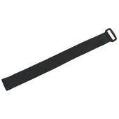 DYNAMIX Hook and Loop Cable Ties 300mm x 20mm (30 x 2 cm) - Pack of 10, Black