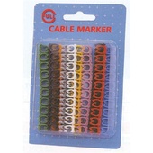 DYNAMIX Colour Coded Cable Markers - Pack of 100