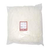 DYNAMIX CABLE-TIE250 Cable Ties 250mm x 4.8mm (25 x 0.48 cm) - 1000 Pack, White