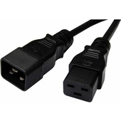 DYNAMIX IEC 16A Power Extension Cord (C20 Plug to C19 Socket, 2 m)