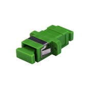 DYNAMIX Fibre SC-APC to SC-APC Simplex Single-Mode Joiner with Ceramic Sleeve (Green)