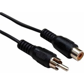 DYNAMIX 5m RCA Plug to Socket Extension Cable