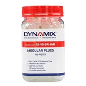 DYNAMIX RJ-45 Modular Plug Jar (Round, Solid, 100 Pieces)