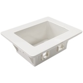 DYNAMIX Recessed Wall Box with 2 x AMDEX style outlets & 1 x GPO Slot