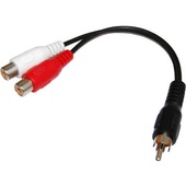 DYNAMIX Dual RCA Female to RCA Male Cable (150 mm)