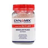 DYNAMIX RJ-11 6P4C Modular Plug (200 Pack)