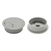 DYNAMIX 80mm Desk Grommet (Grey, 10 Pack)