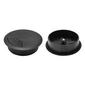 DYNAMIX 80mm Desk Grommet (Black)