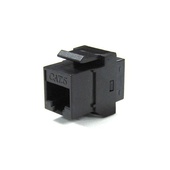 DYNAMIX Cat6 Rated RJ45 8C 2-Way Coupler (Black)