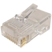DYNAMIX RJ-45 Modular Plug (Round, Stranded, 20 Pieces)