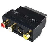 DYNAMIX SCART to 3 x RCA+MD4P Adapter with Directional Switch