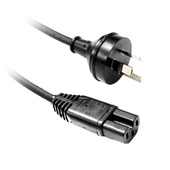 DYNAMIX 3-Pin to Notched C15 Rubber Flex Power Cable (2 m)