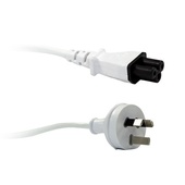 DYNAMIX 3-Pin to Clover Shaped Female Connector (White, 2 m)