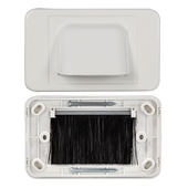 DYNAMIX AV Bull Nose Brush Plate (White)