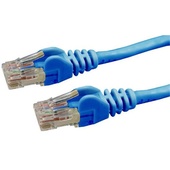 DYNAMIX Cat6 UTP Slimline Patch Lead with Snagless Molding (Blue, 40 m)