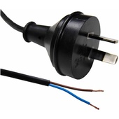 DYNAMIX 2-Pin Plug to 2 Core 0.75 mm Bare End (Black, 2 m)