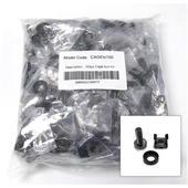 DYNAMIX 100pc Pack, 3 Piece Cage Nut (Black)