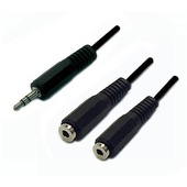 DYNAMIX Stereo Y Cable 3.5mm Plugs (0.2m)