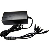 DYNAMIX 12V DC 5A CCTV Power Supply with 4-Way splitter