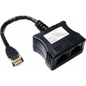 DYNAMIX RJ45 8x Conductor Dual Adaptor Cable (2x Sockets/ 1x Plug)
