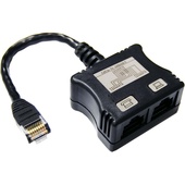 DYNAMIX RJ45 Dual Adapter (1x UTP, 1x Ph) with short cable