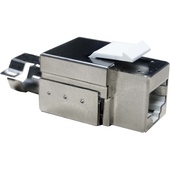 DYNAMIX Cat6A Class EA 10G Shielded Keystone Jack 90 IDC