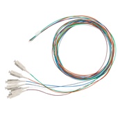 DYNAMIX SC Pigtail OM3 6x Pack Colour Coded (2m)