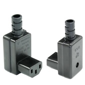 DYNAMIX Re-wireable Down Angled IEC Female C13 10A trailing socket