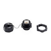 DYNAMIX IP67 Rated Cat6 Shielded Keystone Jack with Dust Cap