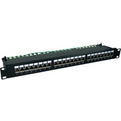 DYNAMIX 24 Port Cat6 Shielded Patch Panel 19"