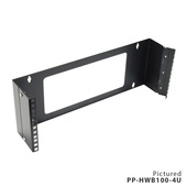 DYNAMIX 4U 100mm Deep Hinged Wall Mount Bracket (19")