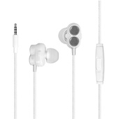 Promate Ivory In-Ear Wired Earphones (White)