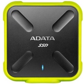 ADATA SD700 512GB USB 3.1 External Solid State Drive (Black/Yellow)