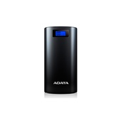 ADATA P20000D Power Bank with LCD (Black, 20000mAh)