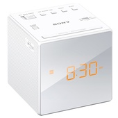 Sony ICFC1 Single Alarm Clock Radio (White)