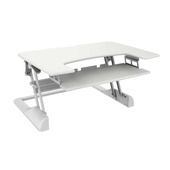 BRATECK Sit-Stand Desktop (White)