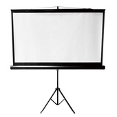 BRATECK 96" Projector Screen with Tripod 1:1 Aspect ratio
