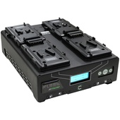 Core SWX Fleet Micro Digital Quad Charger for V-Mount Batteries
