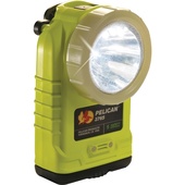 Pelican 3765 Right Angle Rechargeable Flashlight with Photoluminescent Shroud (Yellow)