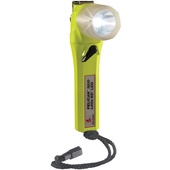 Pelican 3610 Little Ed Right Angle LED Flashlight with Photoluminescent Shroud (Yellow)