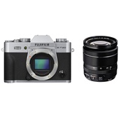 Fujifilm X-T20 Mirrorless Digital Camera (Silver) with XF 18-55mm Lens