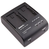 SWIT S-3602D Dual Charger/Adapter for Panasonic VW-VBD58/CGA D54S & D28S Batteries