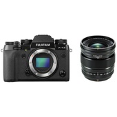 Fujifilm X-T2 Mirrorless Digital Camera (Black) with XF 16mm f/1.4 R WR Lens (Black)