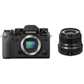 Fujifilm X-T2 Mirrorless Digital Camera (Black) with XF 23mm f/2 R WR Lens (Black)