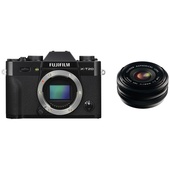 Fujifilm X-T20 Mirrorless Digital Camera (Black) with XF 18mm f/2.0 R Lens