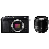 Fujifilm X-E3 Mirrorless Digital Camera (Black) with XF 56mm f/1.2 R Lens