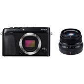 Fujifilm X-E3 Mirrorless Digital Camera (Black) with XF 35mm f/2 R WR Lens (Black)